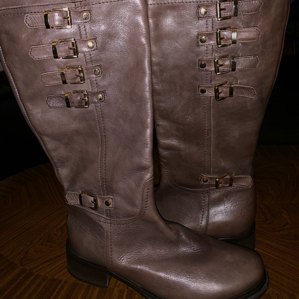 Napoleoni Leather riding boot. Made in Italy